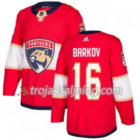 Florida Panthers tröja Aleksander Barkov 16 Röd 2017-2018 Adidas Authentic - NHL Tröjor Herr